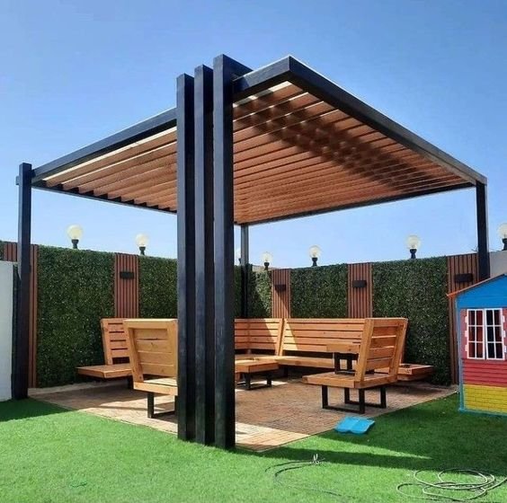 مظلات حدائق متحركة توفر لك القدرة على تعديل الحجم والظل حسب الحاجة.